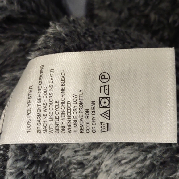 🔥Tommy Bahama Cascade Fleece sleeveless VEST gray coal full zip Pockets Mens S - Picture 8 of 8